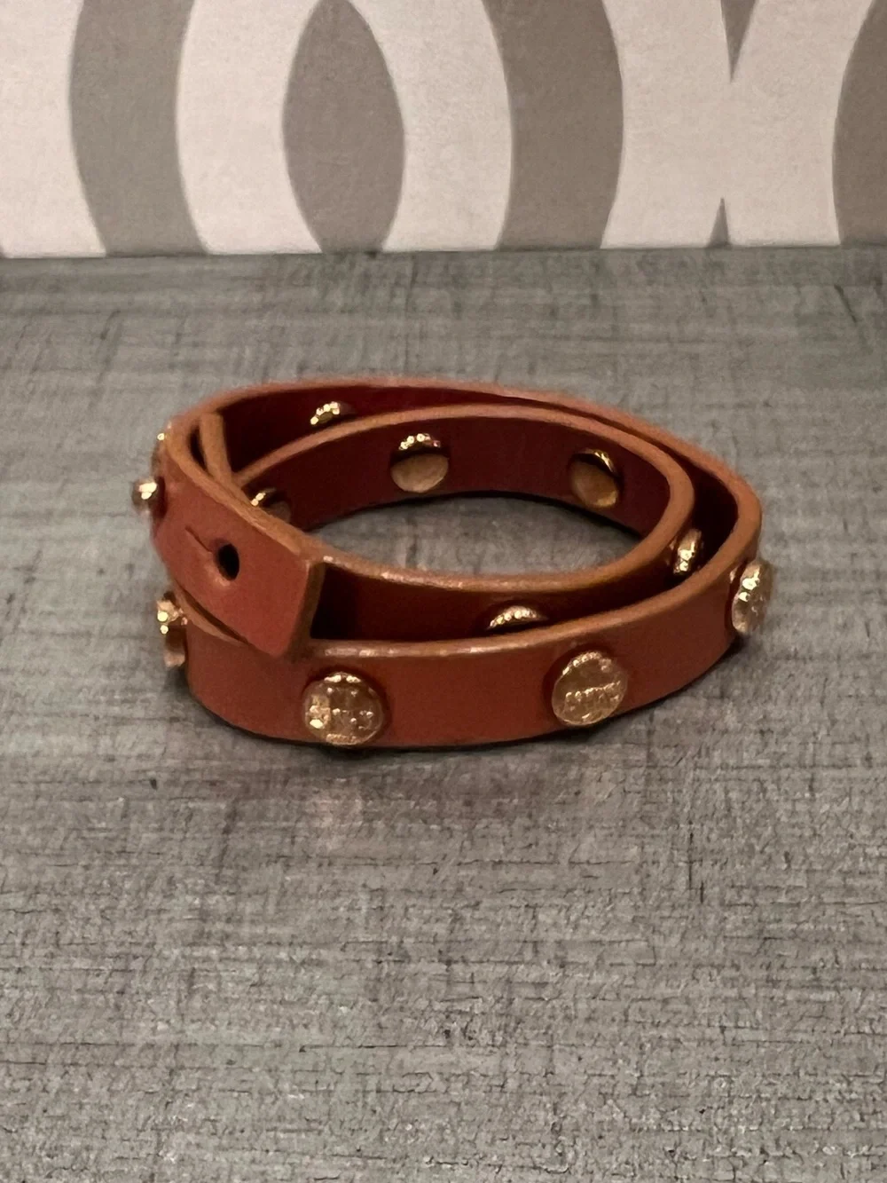 Tory Burch Leather Wrap Bracelet